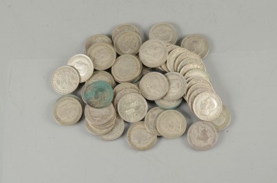 Lot 120 - A collection of British Silver Half Crown coins