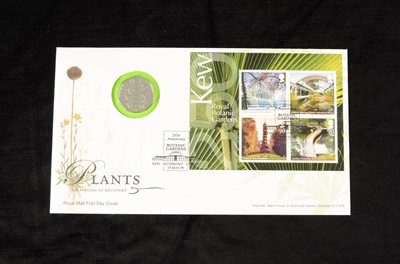 Lot 128 - 2019 Kew Gardens 50 pence coin cover