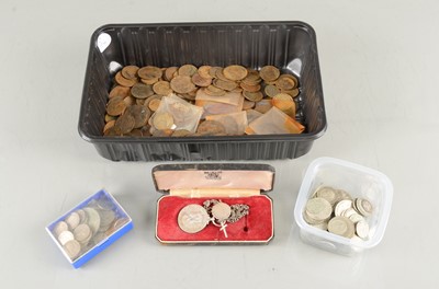 Lot 134 - A small collection of British pre 1947 silver coinage