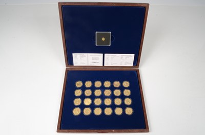 Lot 150 - A small 14ct Gold proof commemorative medallion