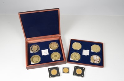 Lot 151 - A collection of three 1/200th ounce 24ct Gold medallions
