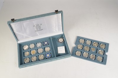 Lot 161 - A collection of twenty five world silver proof coins
