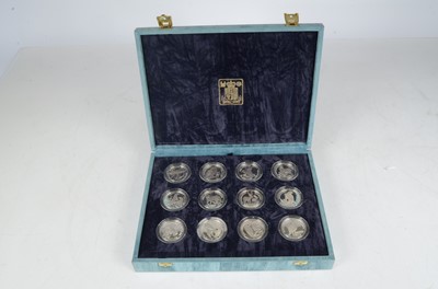 Lot 165 - Cook Islands Silver Proof $50 'Endangered Wildlife' coin collection