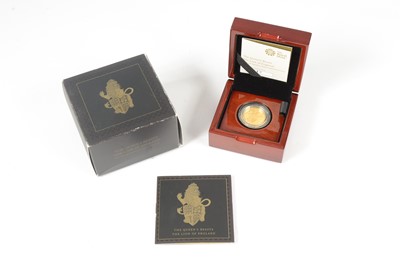 Lot 177 - Elizabeth II Queen's Beasts 1/4 Ounce Gold Proof Coin