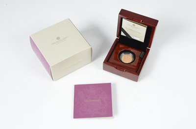 Lot 179 - Elizabeth II Gold Proof Piedfort Sovereign
