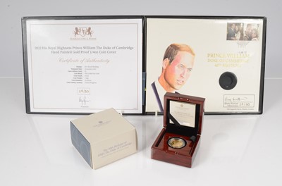 Lot 180 - Elizabeth II Duke of Cambridge 1/4 Ounce Gold Proof Coin