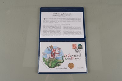 Lot 184 - An Elizabeth II Full Gold Sovereign Coin cover