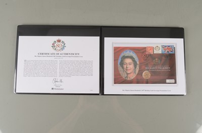 Lot 186 - An Elizabeth II Full Gold Sovereign Coin cover