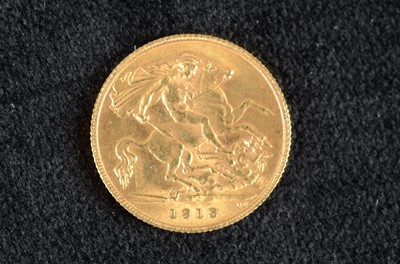 Lot 192 - A George V Gold Half Sovereign