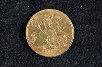 Lot 193 - A George V Gold Half Sovereign
