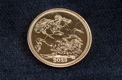 Lot 203 - A Charles III Full Gold Sovereign