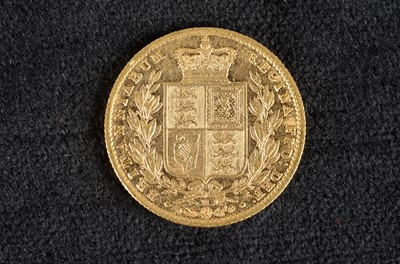 Lot 221 - A Victoria 'shield back' Full Gold Sovereign