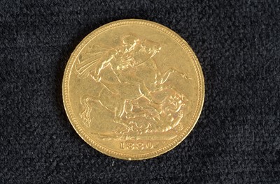 Lot 222 - A Victoria Full Gold Sovereign
