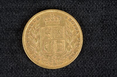 Lot 223 - A Victoria 'shield back' Full Gold Sovereign