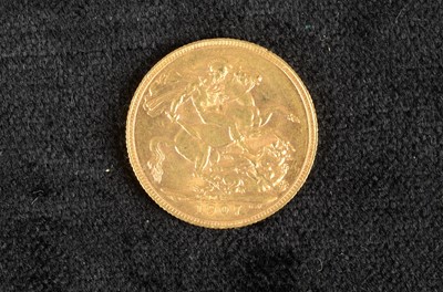 Lot 227 - An Edward VII  Full Gold Sovereign