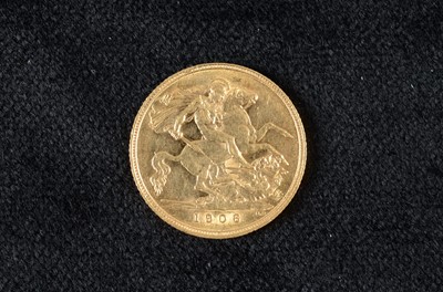 Lot 249 - An Edward VII Gold Half Sovereign