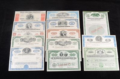 Lot 257 - A collection of twenty-one United States Share certificates