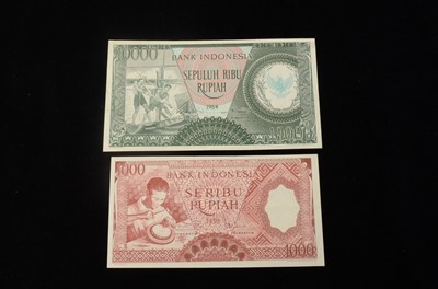 Lot 263 - A collection of two Bank Indonesia banknotes