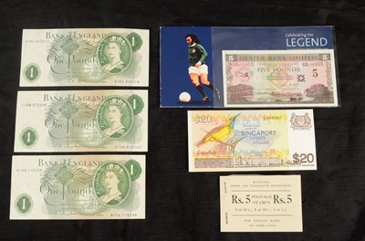 Lot 277 - A Small collection of five World Bank Notes