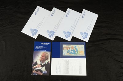 Lot 278 - Four Royal Bank of Scotland Jack Nicklaus commemorative £5 notes