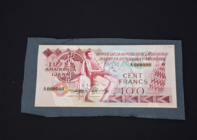 Lot 358 - Republic Bank of Burundi