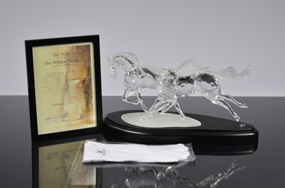 Lot 10 - A Swarovski Limited edition Wild horses
