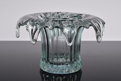 Lot 22 - An Art Deco Sowerby Glass Iris posy vase