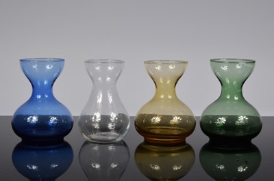 Lot 33 - A collection of four Hyacinth vases