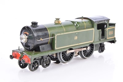 Lot 258 - Hornby 0 Gauge electric No 2 GWR green 4-4-2 Tank Locomotive 2221