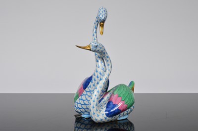 Lot 94 - A second half 20th century Herend porcelain figural group