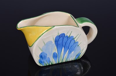 Lot 111 - An Art Deco period Wilkinson pottery Bizarre coffee set for six designed by Clarice Cliff