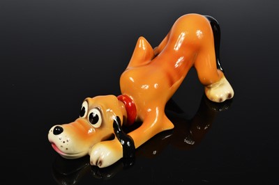 Lot 134 - A ceramic figurine of Disney's Pluto