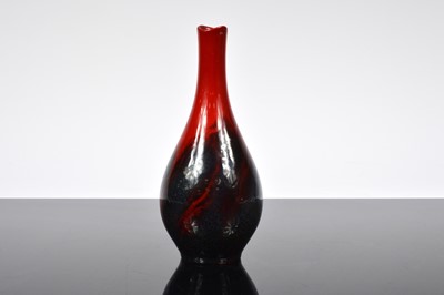 Lot 142 - A Royal Doulton Flambe Veined vase