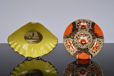 Lot 149 - Two 19th century Crown Derby porcelain dishes