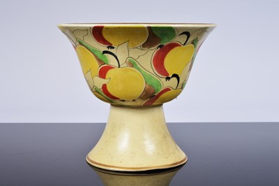 Lot 166 - An Art Deco Newport Pottery Bizarre footed bowl centrepiece designed Clarice Cliff