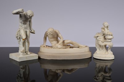 Lot 169 - Three Parian items