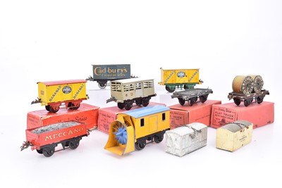 Lot 269 - Hornby 0 Gauge four-wheel Freight Stock