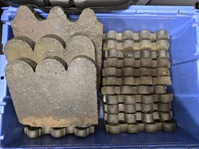 Lot 193 - A collection of approximately 25 edging stones