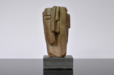 Lot 199 - Peter Hayes (born 1946) pottery and slate stylised form