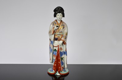 Lot 228 - A c1920s nice large Japanese porcelain figure of a Geisha
