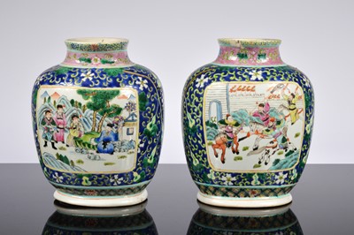 Lot 234 - A pair of 20th century Chinese porcelain vases