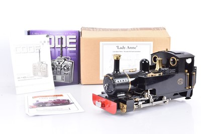 Lot 325 - An 0 Gauge/Gauge 1 (narrow gauge) Live Steam radio-controlled 'Lady Anne' 0-6-0 Tank Locomotive by Roundhouse Models