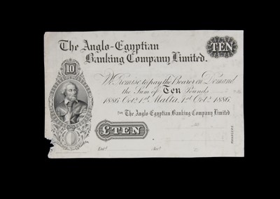 Lot 55 - Malta, The Anglo-Egyptian Banking Company Limited