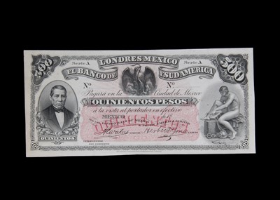 Lot 64 - Mexico, El Banco De Londres Mexico Y Sud America