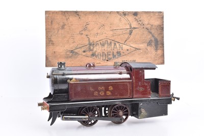 Lot 328 - A Bowman 0 Gauge live steam Model 265 '0-4-0' Tank Locomotive