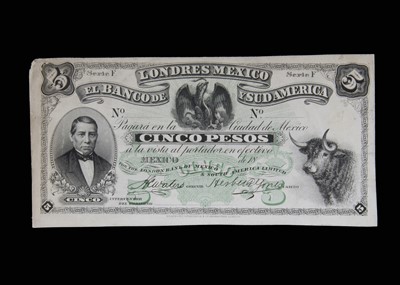 Lot 68 - Mexico, El Banco De Londres Mexico Y Sud America