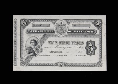 Lot 75 - El Salvador, Deuda Publica Del Salvador