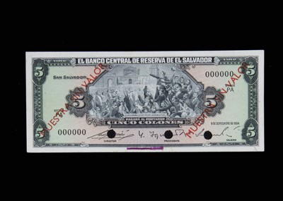 Lot 79 - El Salvador, El Banco Central De Reserrva Salvador