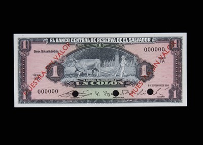 Lot 80 - El Salvador, El Banco Central De Reserrva Salvador