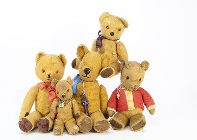 Lot 460 - Five Pedigree post-war Teddy Bears